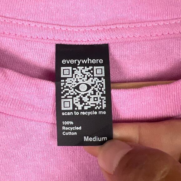 Chanel Fragrance Everywhere Pink Long Sleeve Women Shirt Size Medium - Picture 3 of 7